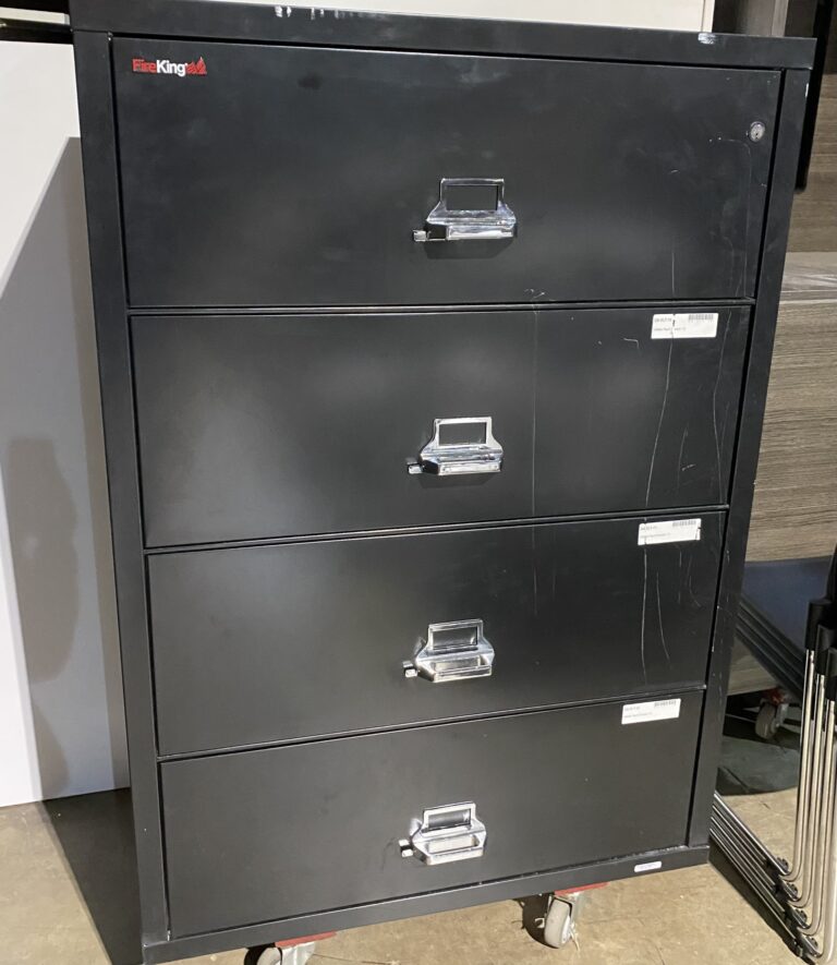 4 drawer Fire King lateral-37.5”W