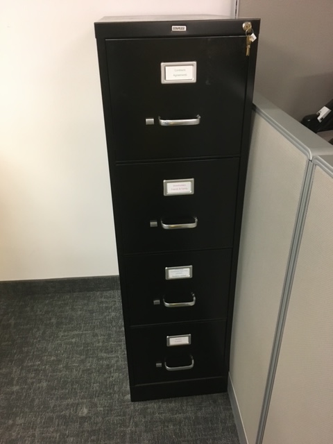 4 Drw letter size file cabinet
