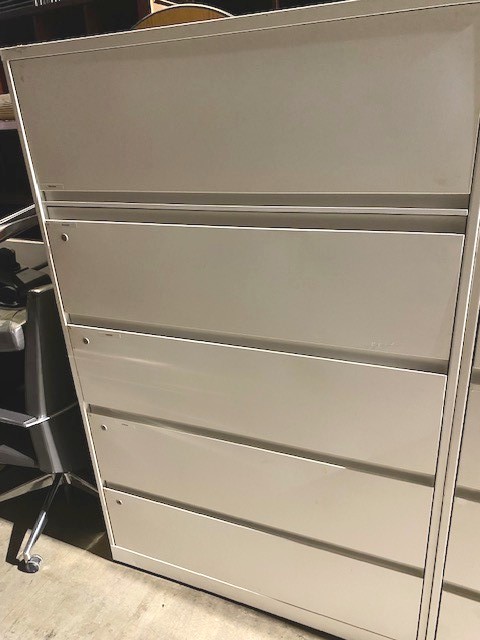 42″W 5 drawer lateral — used filing for sale in DFW from Eggleston Office
