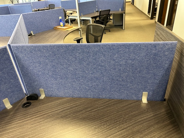 47” x 20” fabric desktop screens