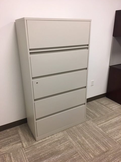 5 Drawer Lateral 36″W — used filing for sale in DFW from Eggleston Office
