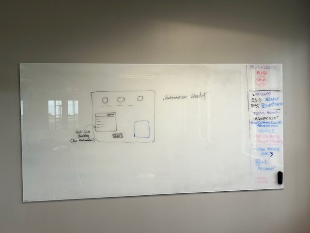 8’ x 4’ Glass Markerboard