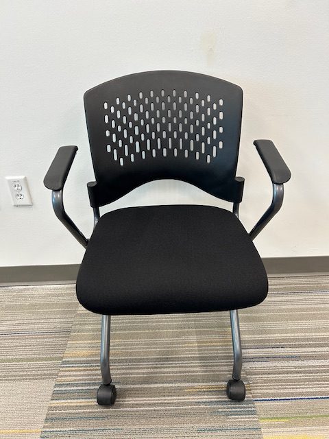 Black nesting chairs