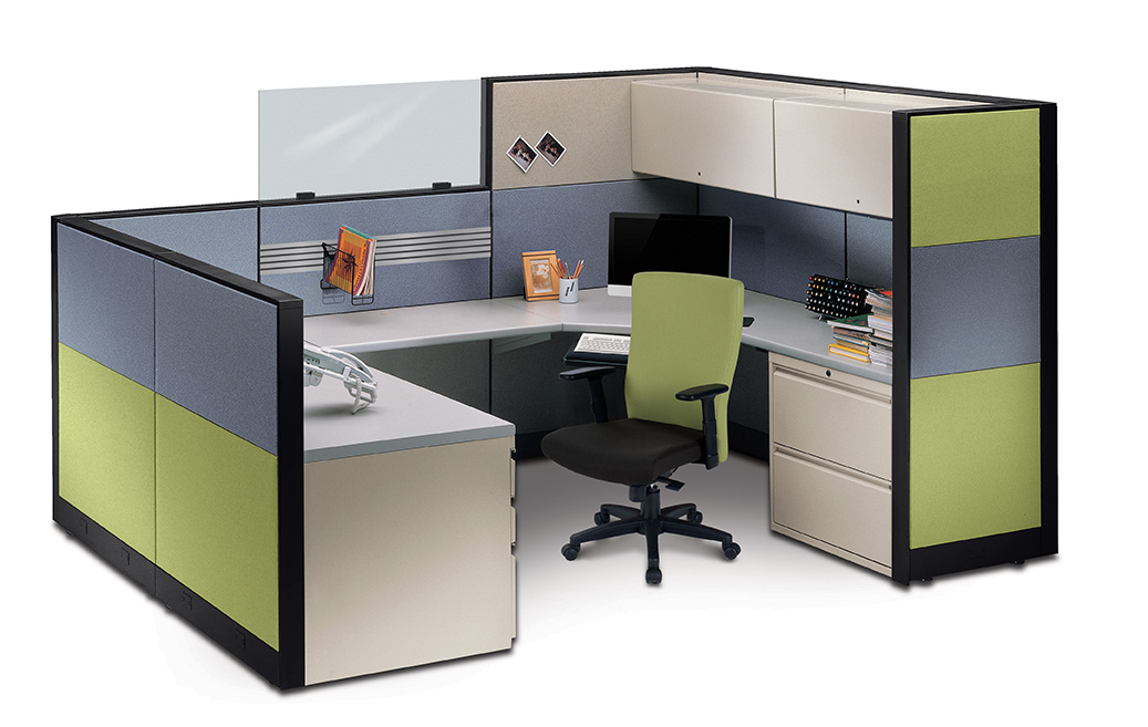 Cubicles (New) configuration 6 — Eggleston Office DFW