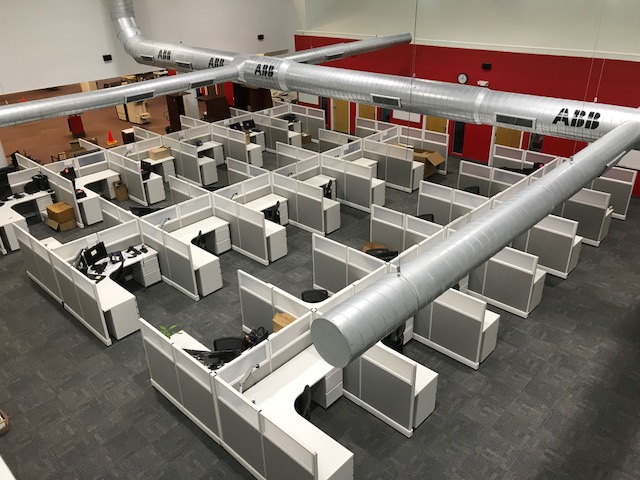 Cubicles (New) configuration 9 — Eggleston Office DFW