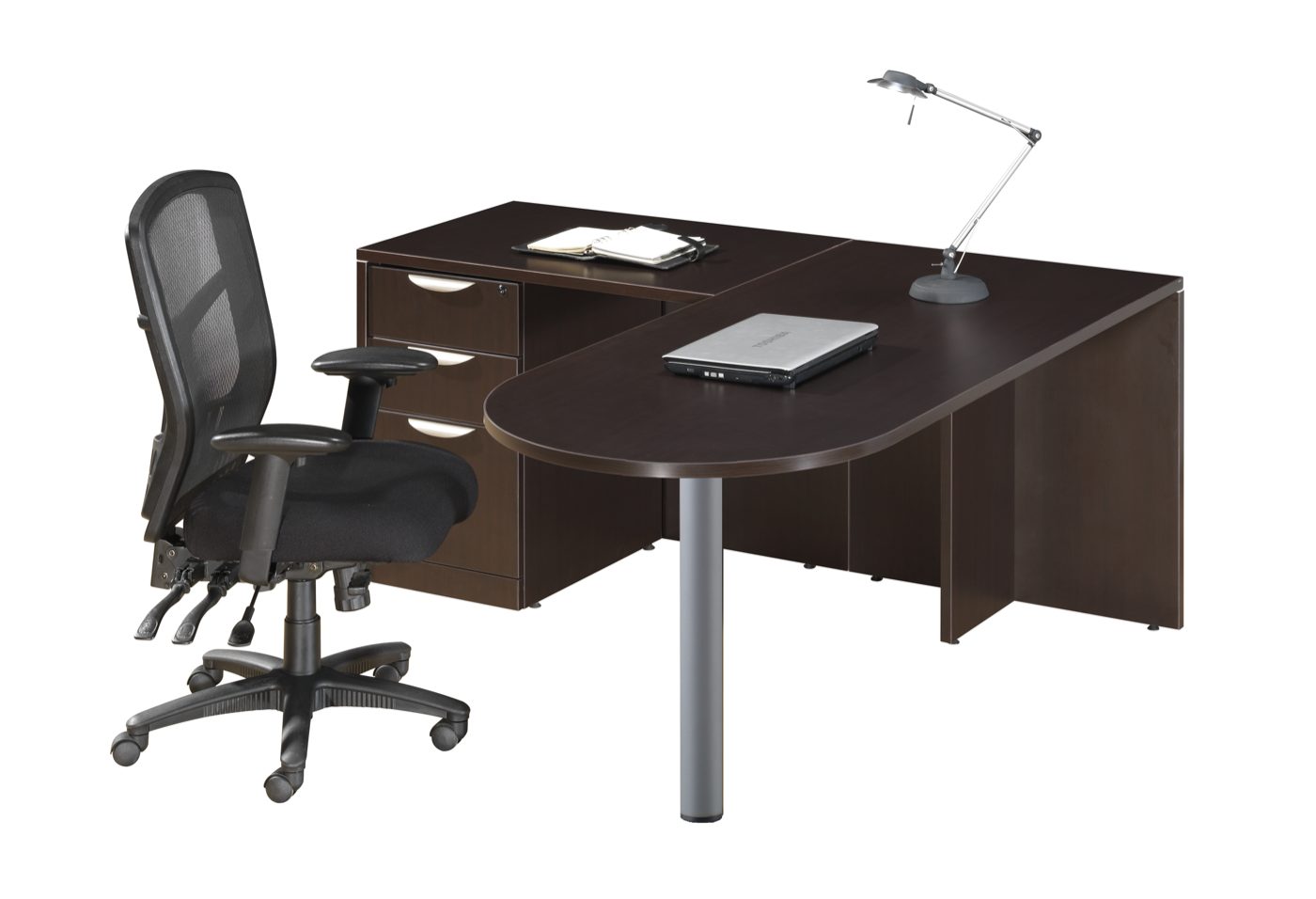 Desk and casegoods configuration 4 — Eggleston Office DFW