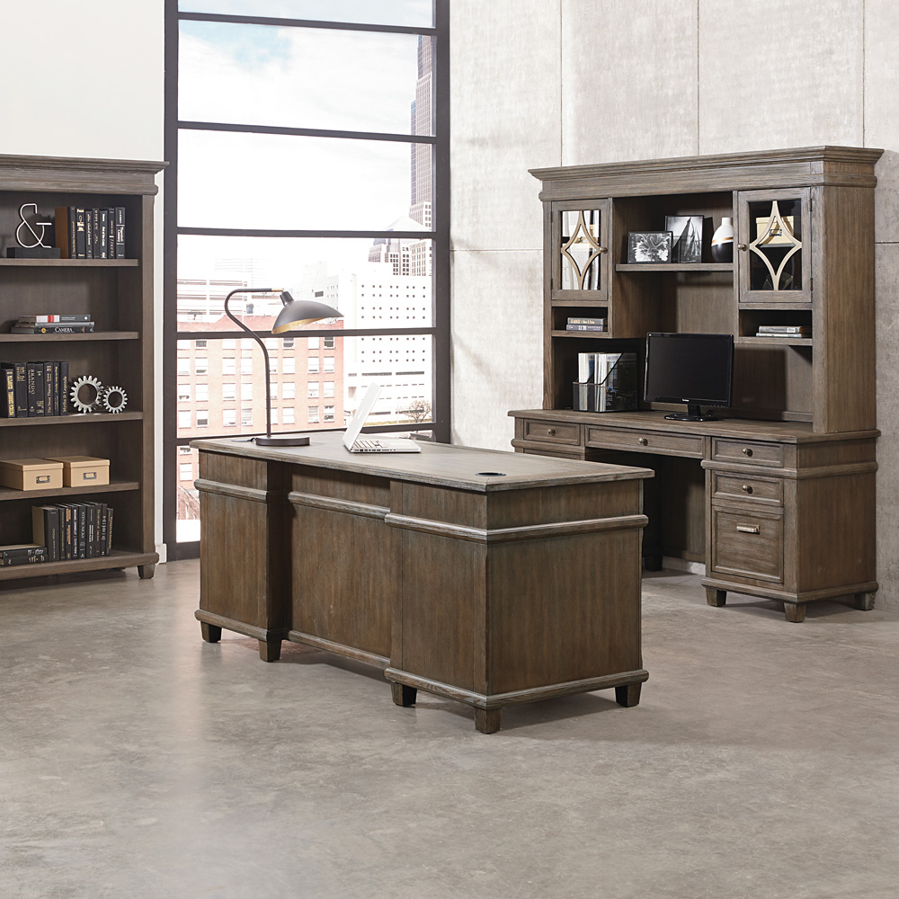 Desk and casegoods configuration 5 — Eggleston Office DFW