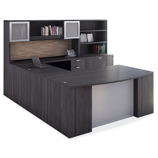 Desk and casegoods configuration 6 — Eggleston Office DFW