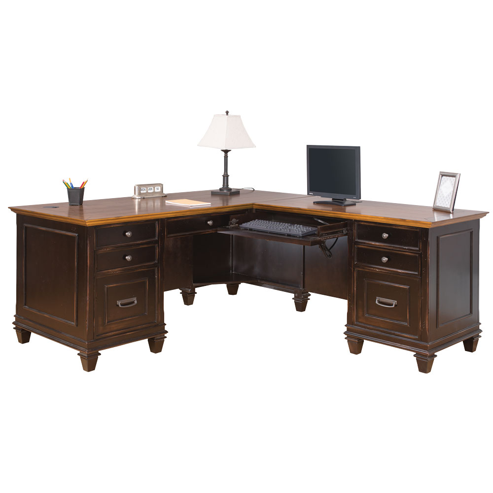 Desk and casegoods configuration 9 — Eggleston Office DFW