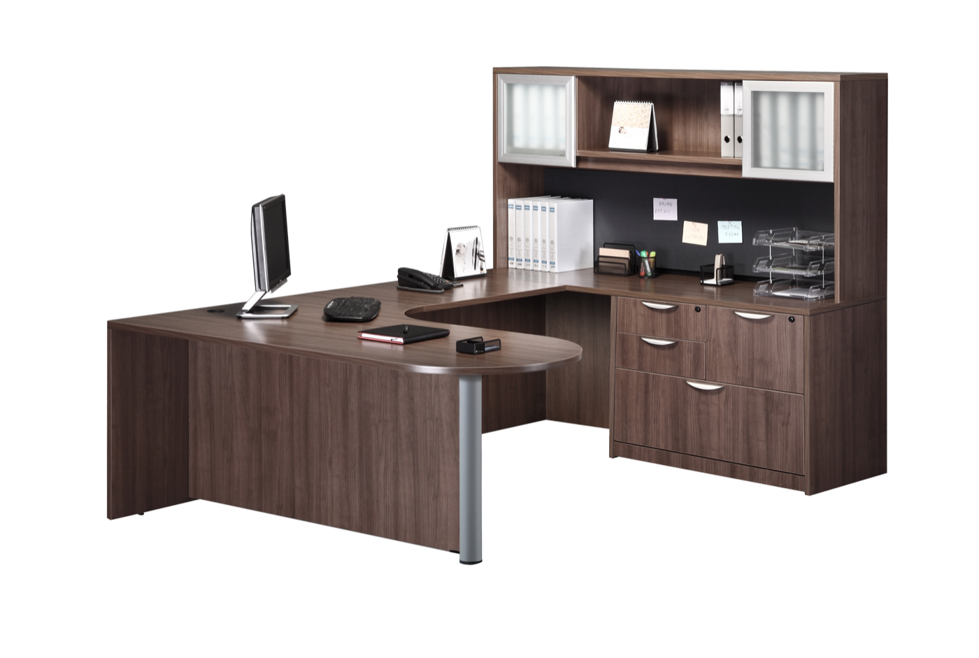Desk and casegoods configuration 11 — Eggleston Office DFW
