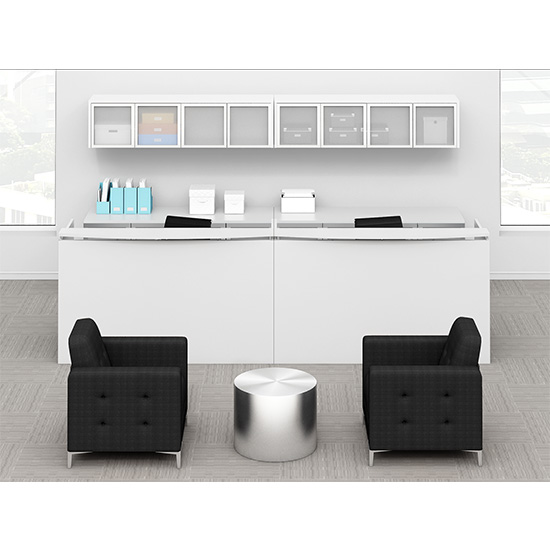Reception Area configuration 8 — Eggleston Office DFW